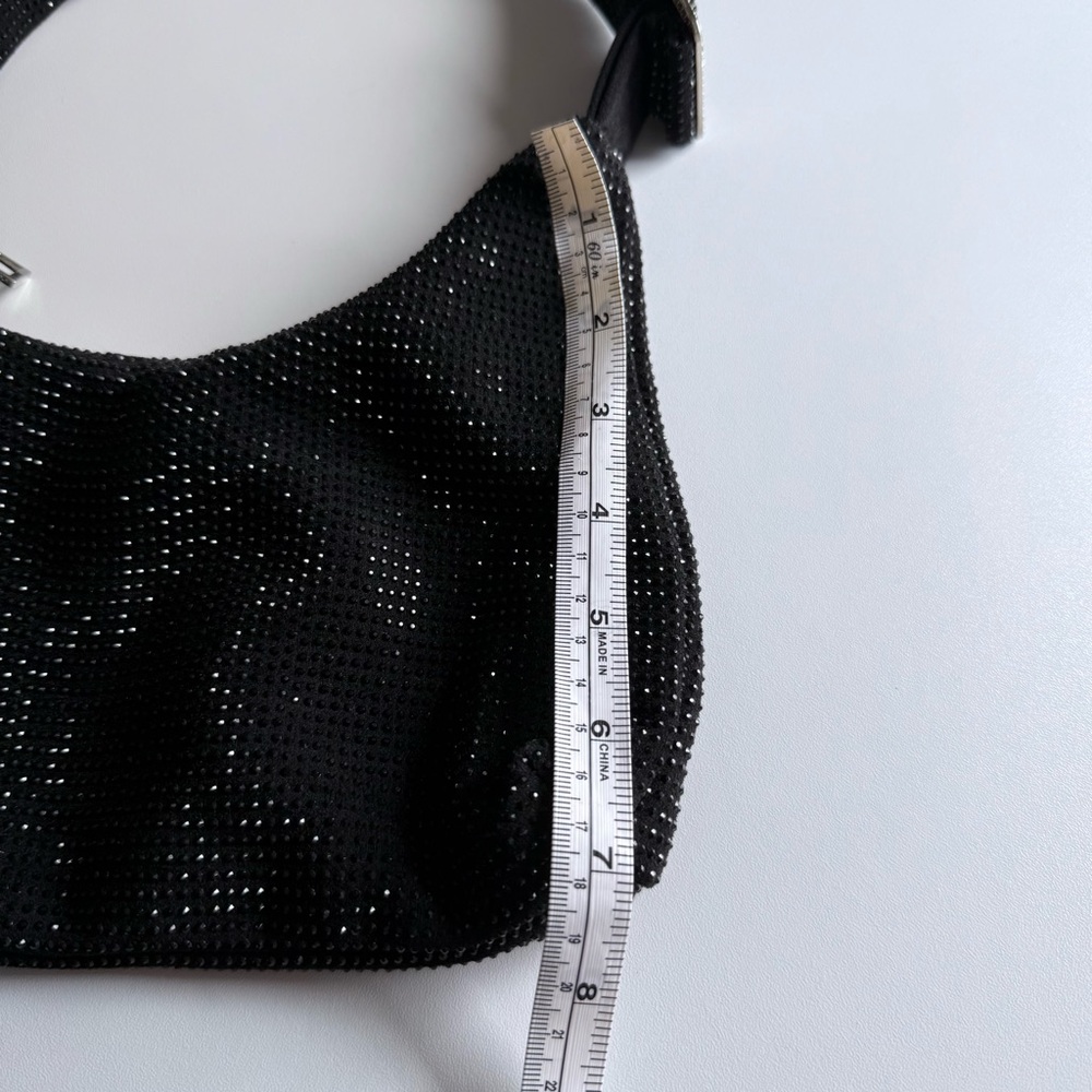 Elegant Black Studded Women's Bag - Picture 6 of 7